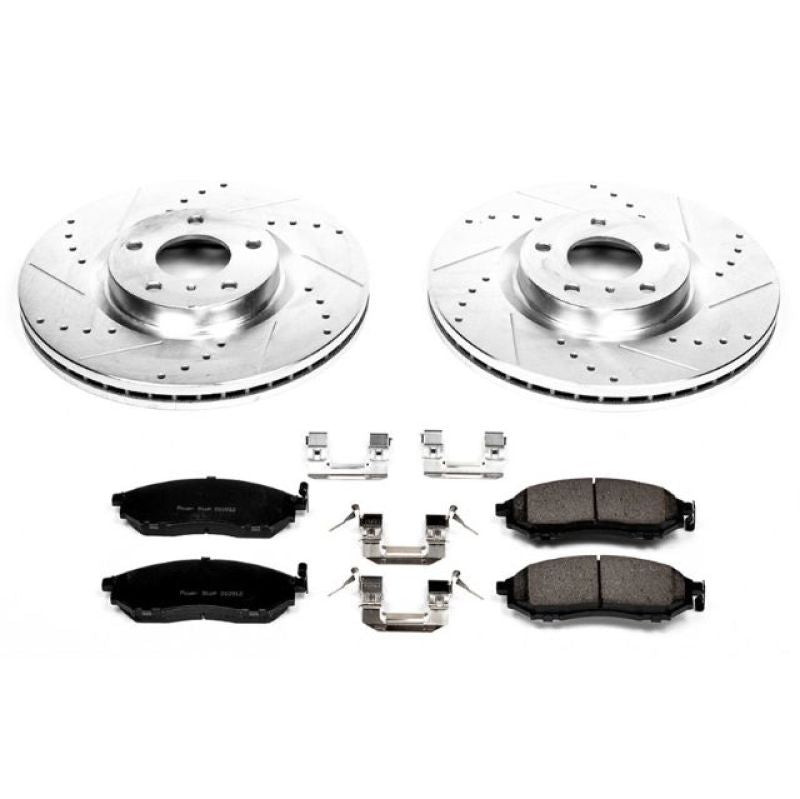 PSB Z23 Evolution Kit - Power Stop 08-12 Infiniti EX35 Front Z23 Evolution Sport Brake Kit