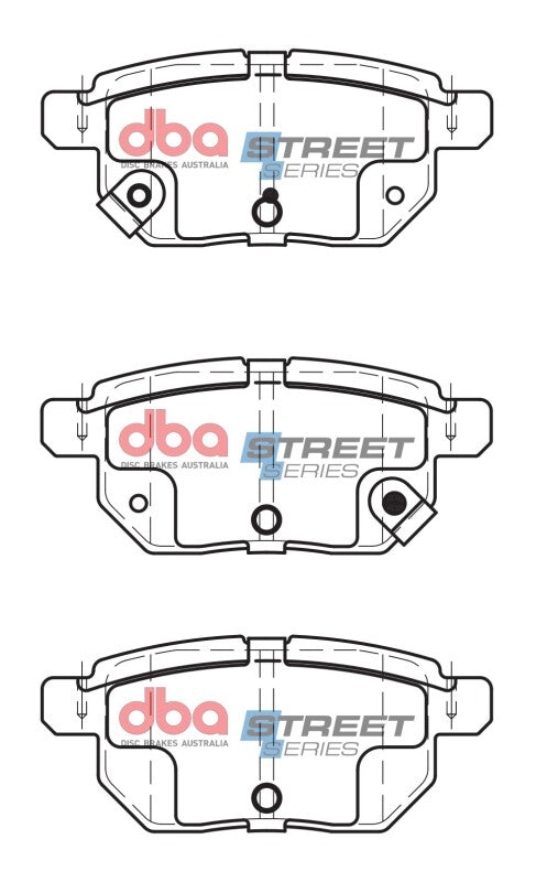 DBA Street Series Brake Pads - DBA 11-16 Lexus CT200h B Type/E Type Street Series Rear Brake Pads
