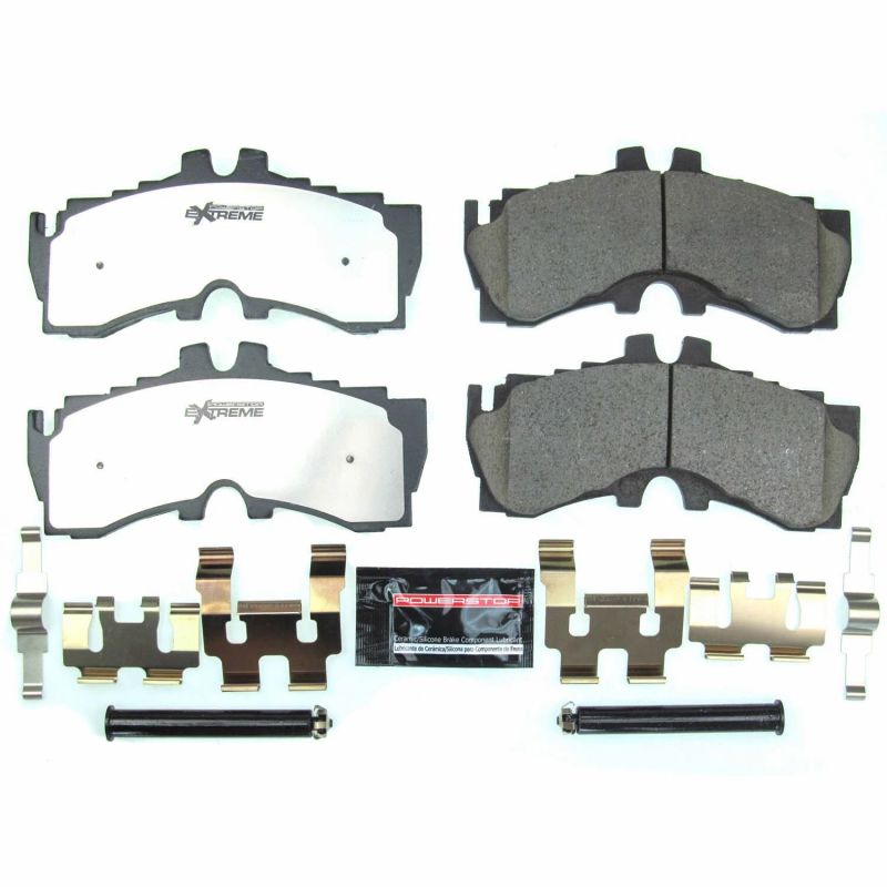 PSB Z26 Extreme Brake Pads - Power Stop 2018 Lexus LC500 Front Z26 Extreme Street Brake Pads w/Hardware