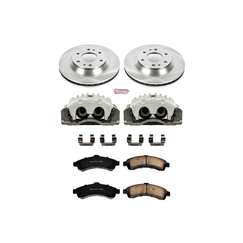PSB Autospecialty Kit w/Cals - Power Stop 04-05 Buick Rainier Front Autospecialty Brake Kit w/Calipers