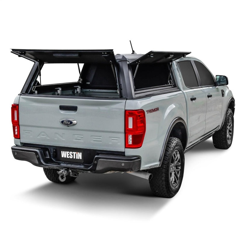 WES EXP Truck Caps - Westin EXP Truck Cap COMPLETE KIT A + BS (19-23 Ford Ranger CC 5ft. Bed) - Black