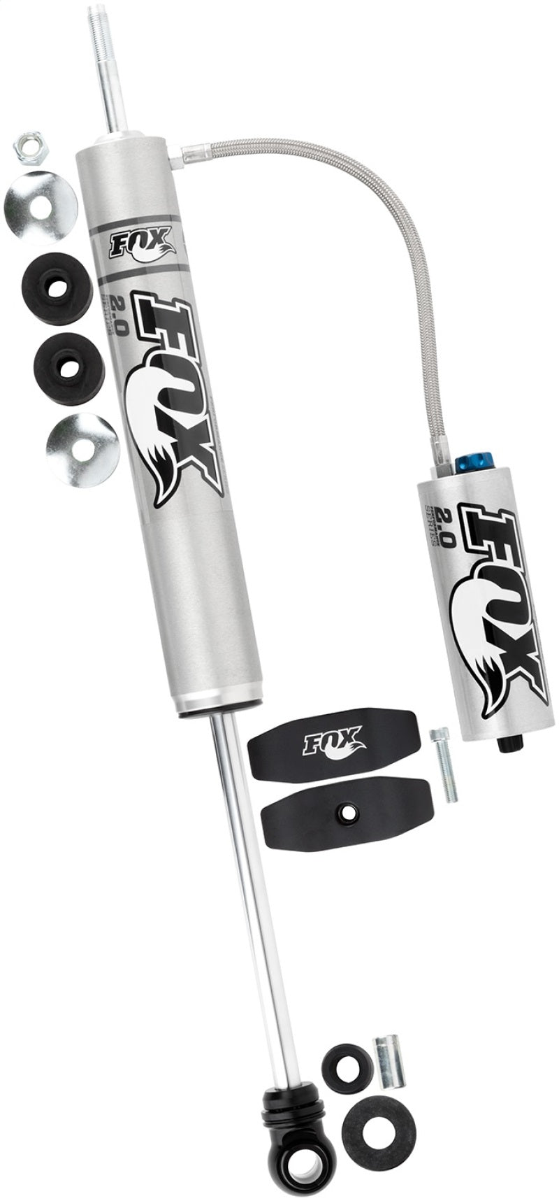 FOX 2.0 Perf Shock - Fox 03+ 4Runner 2.0 Perf Series 9.1in. Smooth Body Remote Res. Rear Shock CD Adjuster / 0-1.5in Lift