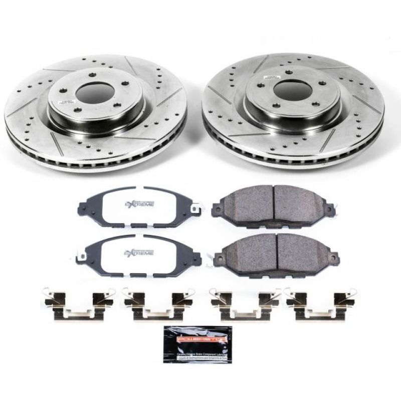 PSB Z36 Truck & Tow Kit - Power Stop 2013 Infiniti JX35 Front Z36 Truck & Tow Brake Kit