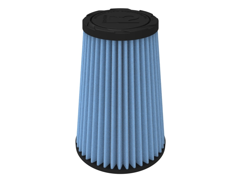 AFE Universal D2 Dura Dry Air Filter - aFe POWER Universal Clamp-On Air Filter / D2 Dura-Dry Media 2-1/2in F x 5in B x 3-1/2in T x 7inH