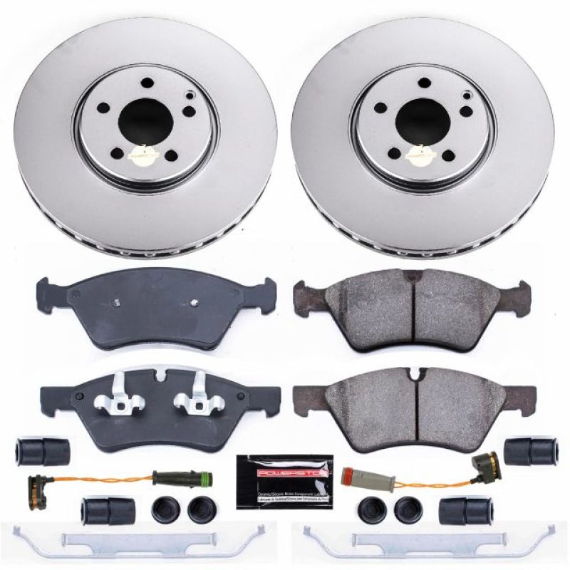 PSB Z23 Evolution Coated Kit - Power Stop 2006 Mercedes-Benz E500 Front Z23 Evolution Sport Coated Brake Kit