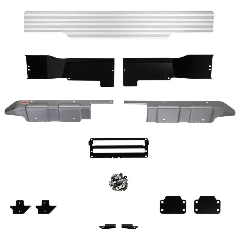 ARB Summit Raw RSTB - ARB Summit Raw Rear Bumper 15On Hilux Suit Oe Towbar