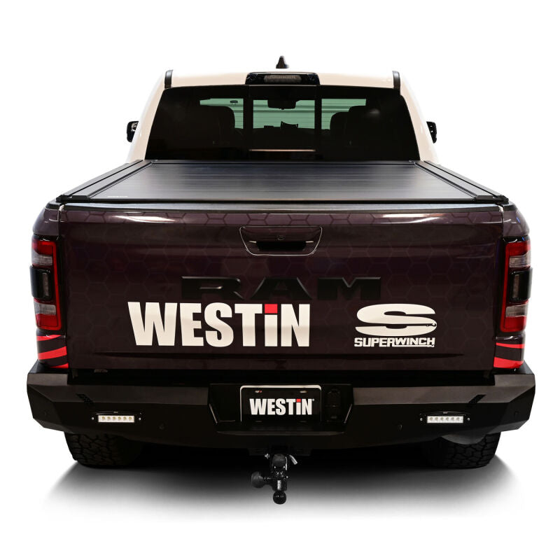 WES Electric Retractable Tonneau - Westin 19-26 RAM 1500 New Body 5ft 7in. (67in) Bed Electric Retractable Tonneau Cover - Black