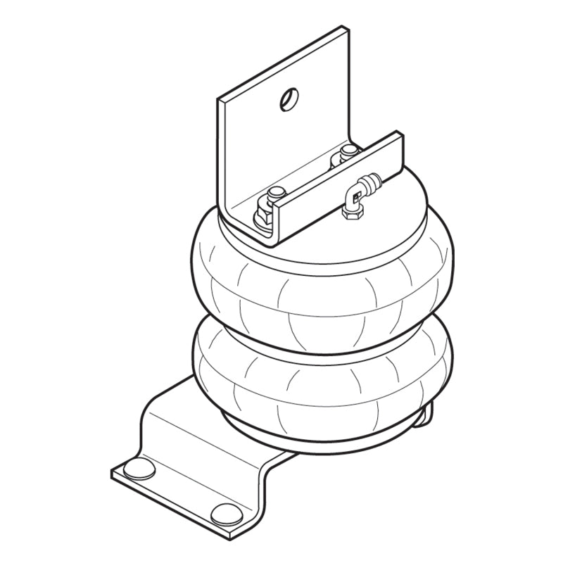 FIR Ride-Rite Kits - Front - Firestone Ride-Rite Air Helper Spring Kit Front 90-07 F35 (W217602070)