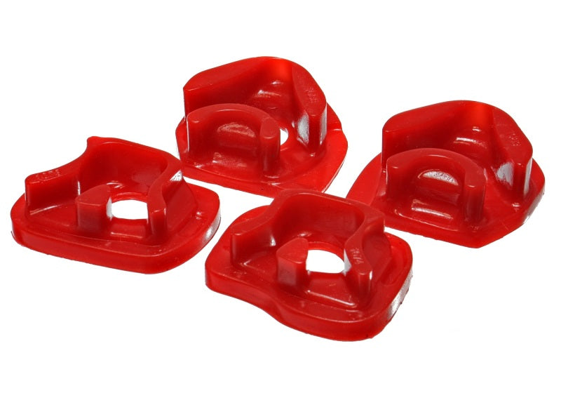 ES Motor Mounts - Red - Energy Suspension 02-04 Acura RSX (includes Type S) / 02-04 Honda Civic Si Red Motor Mount Inserts (
