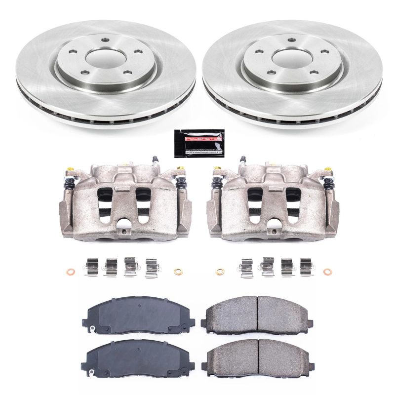PSB Autospecialty Caliper - Power Stop 12-14 Volkswagen Routan Front Autospecialty Kit w/Cals