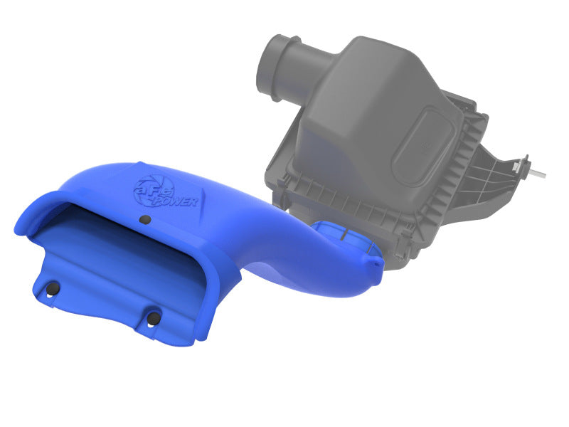 AFE Air Scoops - aFe Rapid Induction Dynamic Air Scoop 2021+ Ford F-150V6/V8 - Blue