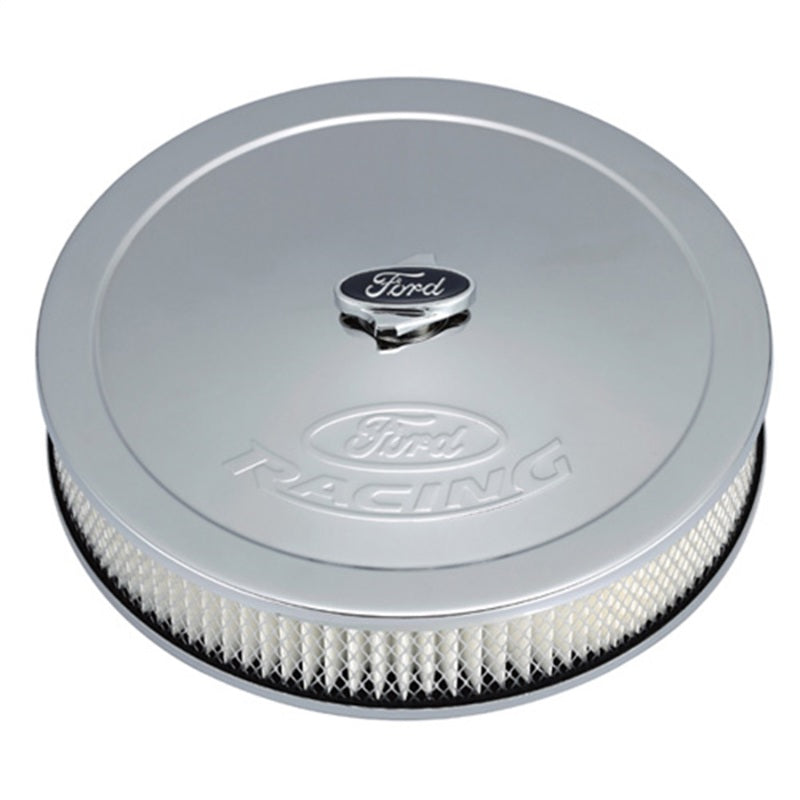 FR Air Cleaners - Ford Racing Chrome Air Cleaner w/ Emblem