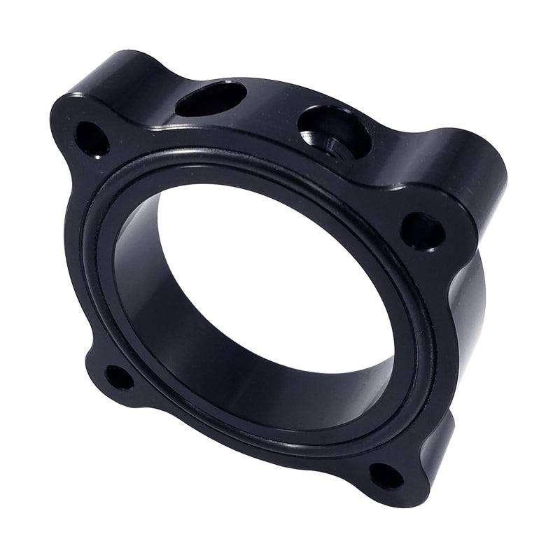 TQS TB Spacer - Black - Torque Solution Throttle Body Spacer 2015 Ford Mustang Ecoboost - Black