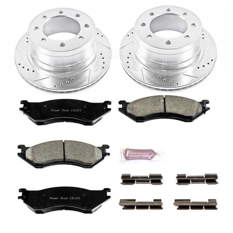 PSB Z23 Evolution Kit - Power Stop 06-08 Dodge Ram 1500 Rear Z23 Evolution Sport Brake Kit