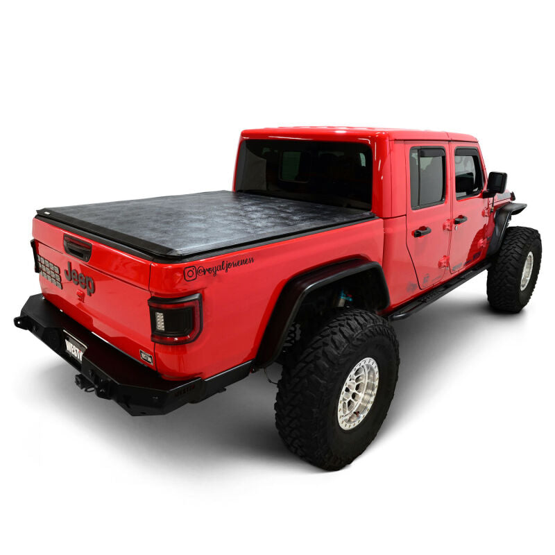 WES Soft Roll Tonneau Covers - Westin 20-24 Jeep Gladiator JT 5ft. Bed Soft Roll Tonneau Cover - Black