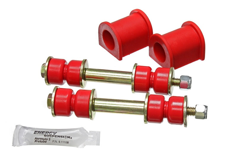 ES Sway Bar Bushings - Red - Energy Suspension 87-95 Pathfinder Red 24mm Front Sway Bar Frame Bushings