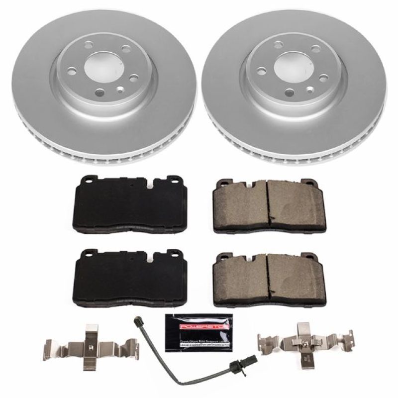PSB Z23 Evolution Coated Kit - Power Stop 14-17 Audi Q5 Front Z23 Evolution Sport Coated Brake Kit