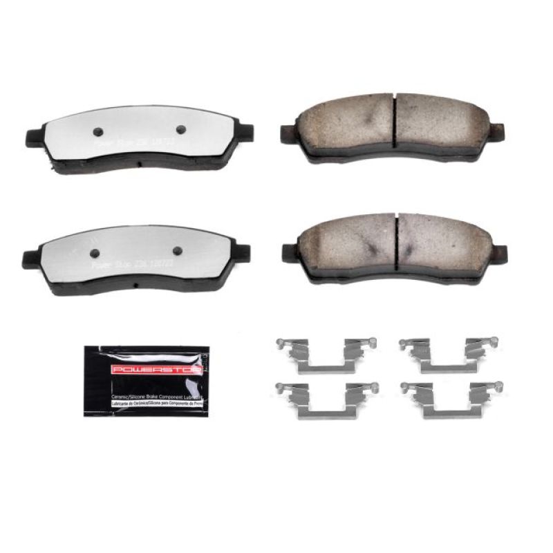 PSB Z36 Truck & Tow Brake Pads - Power Stop 00-05 Ford Excursion Rear Z36 Truck & Tow Brake Pads w/Hardware