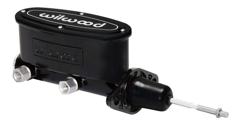 WIL Master Cylinder - Wilwood High Volume Tandem Master Cylinder - 7/8in Bore Black-W/Pushrod