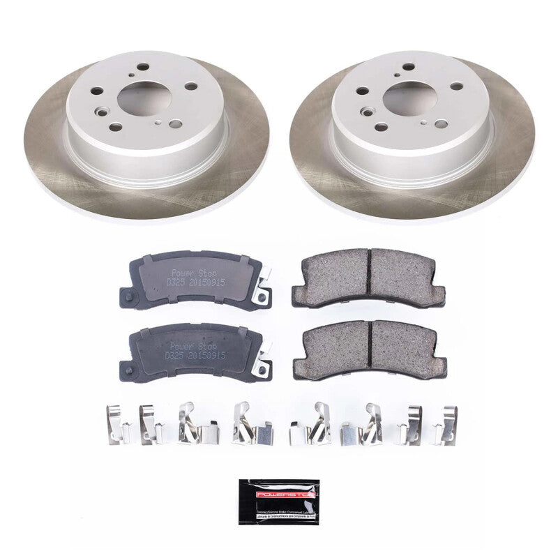 PSB Semi-Coated Rotor Kits - Power Stop 99-03 Lexus RX300 Rear Semi-Coated Rotor Kit