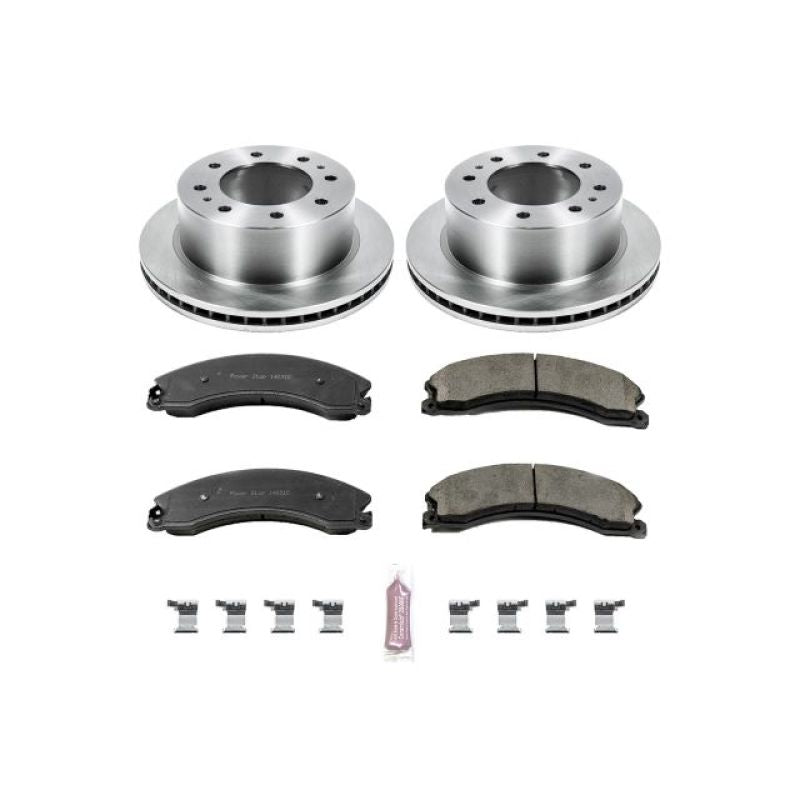 PSB Autospecialty Rotor - Power Stop 15-19 GMC Sierra 2500 HD Rear Autospecialty Brake Kit
