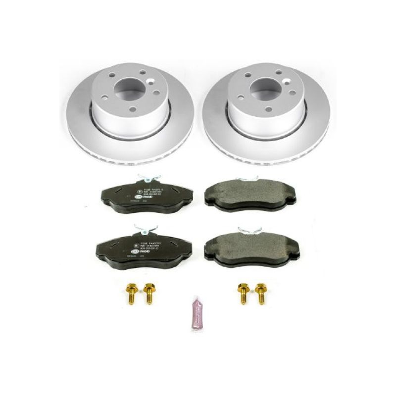 PSB Euro-Stop Kit - Power Stop 99-04 Land Rover Discovery Front Euro-Stop Brake Kit