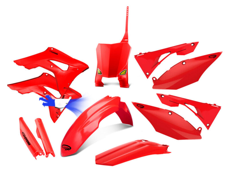 CYC Body Kit - Cycra 08-09 Honda CRF250R Powerflow Full Body Kit - Red