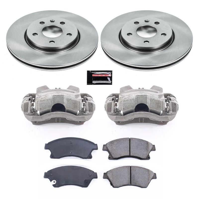 PSB Autospecialty Kit w/Cals - Power Stop 11-15 Chevrolet Cruze Front Autospecialty Brake Kit w/Calipers