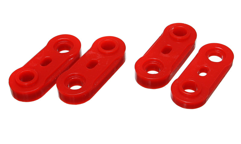 ES Trans Mounts - Red - Energy Suspension Subaru Forester/Legacy/Outback/WRX Red Trans X-Member Bushing Set