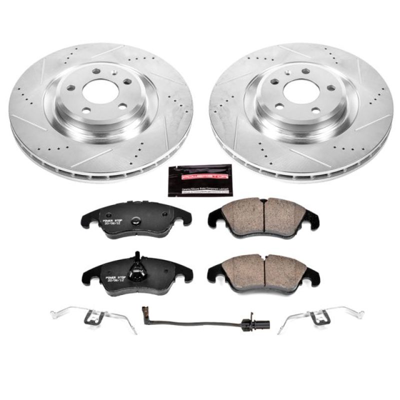 PSB Z23 Evolution Kit - Power Stop 10-11 Audi S4 Front Z23 Evolution Sport Brake Kit