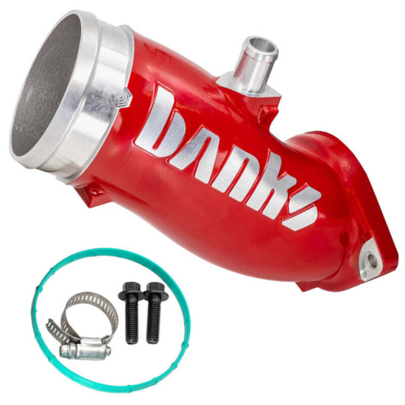 GBE Monster-Ram Intake - Banks Power 17-24 Chevrolet/GMC 2500/3500 6.6L Duramax L5P Monster-Ram Turbo Inlet Elbow - Red