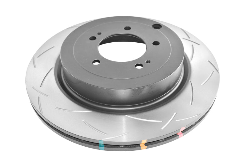 DBA 4000 Series Slotted Rotors - DBA 08-15 Mitsubishi Evolution X Rear Slotted 4000 Series Rotor
