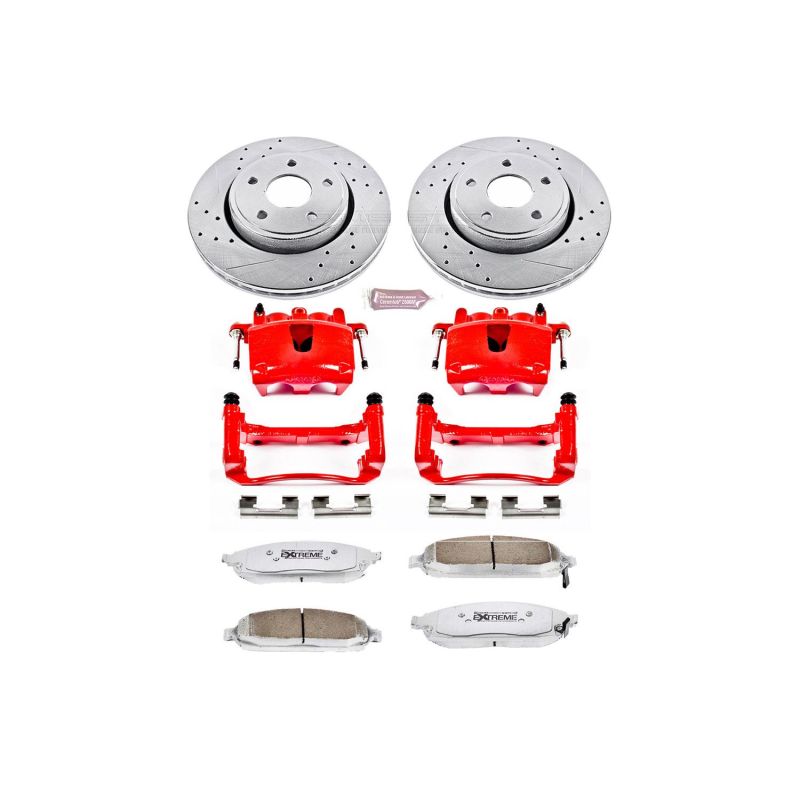 PSB Z26 Street Warrior Kit - Power Stop 05-10 Jeep Gr& Cherokee Front Z26 Street Kit w/Cals