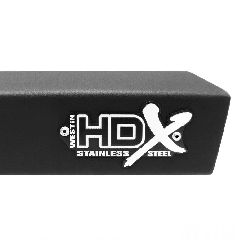 WES Nerf Bars - HDX Drop - Westin 07-18 Jeep Wrangler JK 2dr. HDX Stainless Drop Nerf Step Bars - Tex. Blk