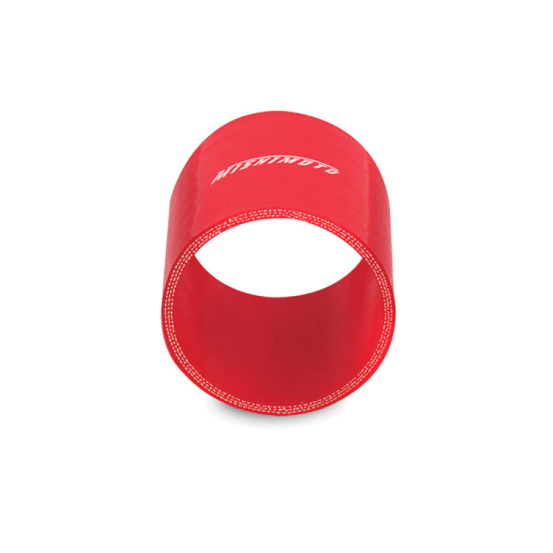MM Couplers - Straight - Mishimoto 3.0 Inch Red Straight Coupler