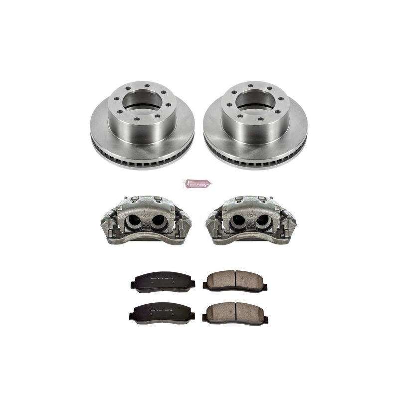PSB Autospecialty Caliper - Power Stop 10-12 Ford F-450 Super Duty Front Autospecialty Kit w/Cals