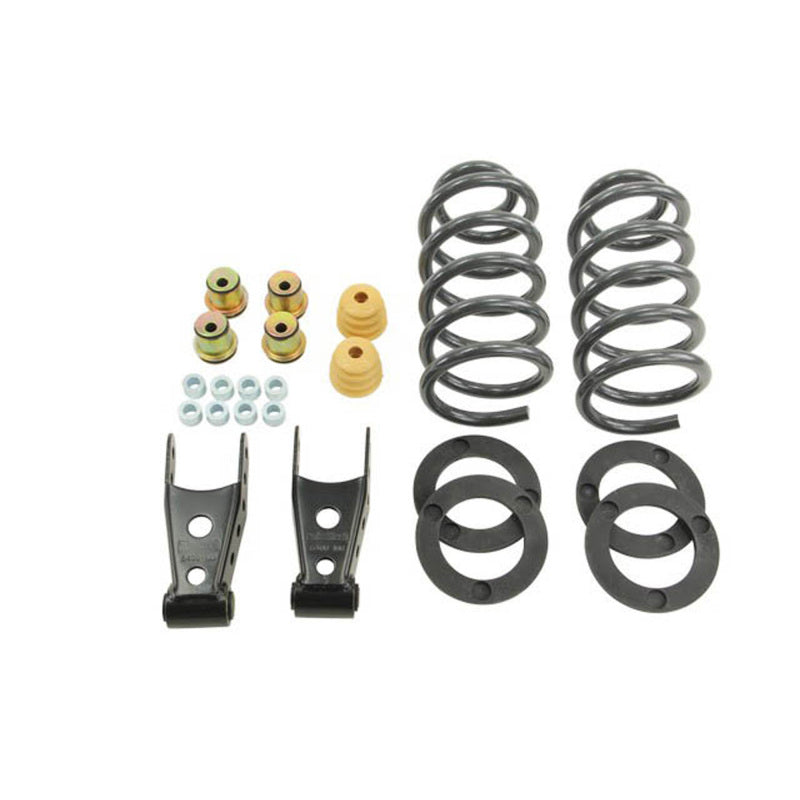 BT Lowering Kit w/o Shocks - Belltech LOWERING KIT 14 Silverado/Sierra All Cab 2WD 1in or 2in Front/2in or 3in Rear w/o Shock