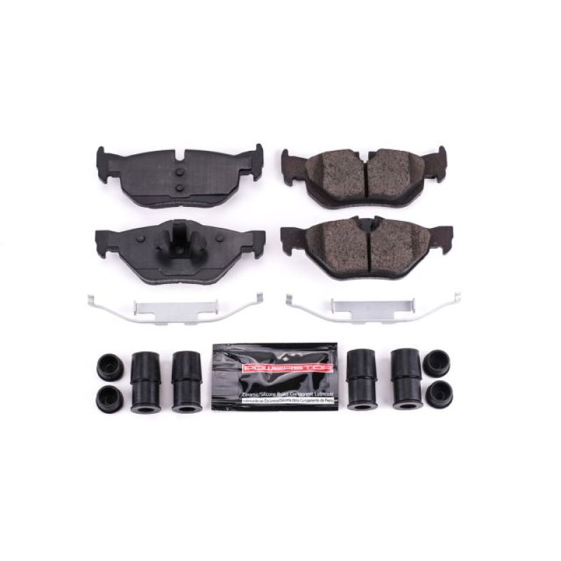 PSB Z23 Evolution Brake Pads - Power Stop 08-13 BMW 128i Rear Z23 Evolution Sport Brake Pads w/Hardware