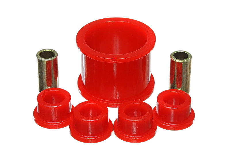ES Steering Rack Bush - Red - Energy Suspension 08-14 Subaru Impreza WRX Red Rack and Pinion Bushing Set