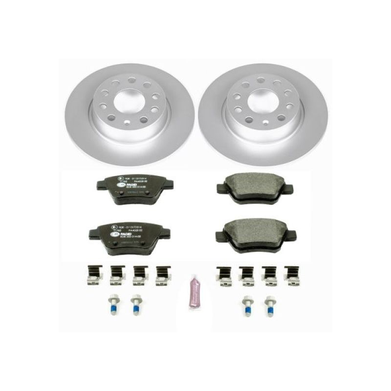 PSB Euro-Stop Kit - Power Stop 10-12 Audi A3 Rear Euro-Stop Brake Kit