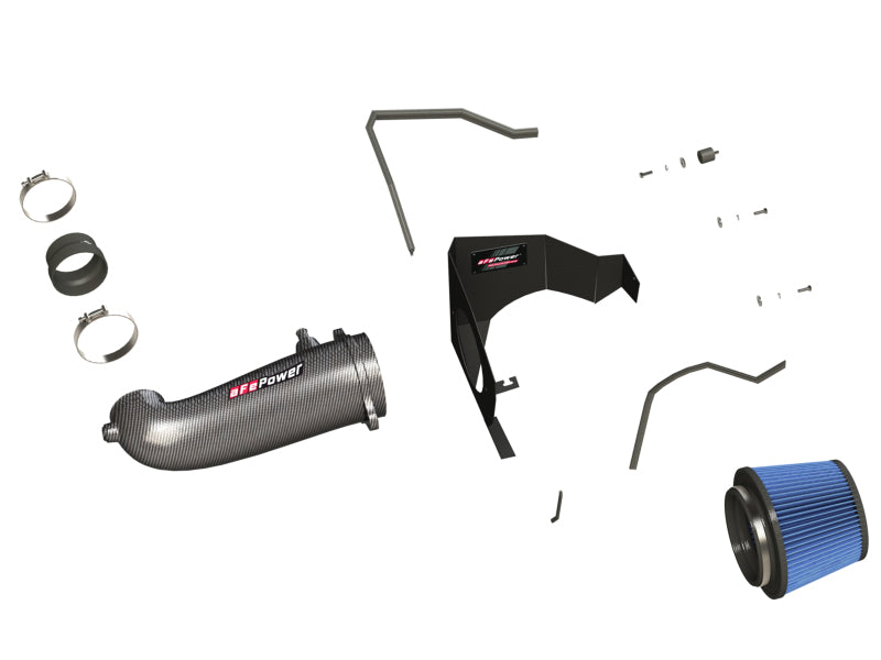 AFE Track Series Intake - aFe MagnumFORCE Intakes Stage-2 P5R Carbon Fiber AIS 11-17 Dodge Challenger/Charger V8-5.7L Hemi