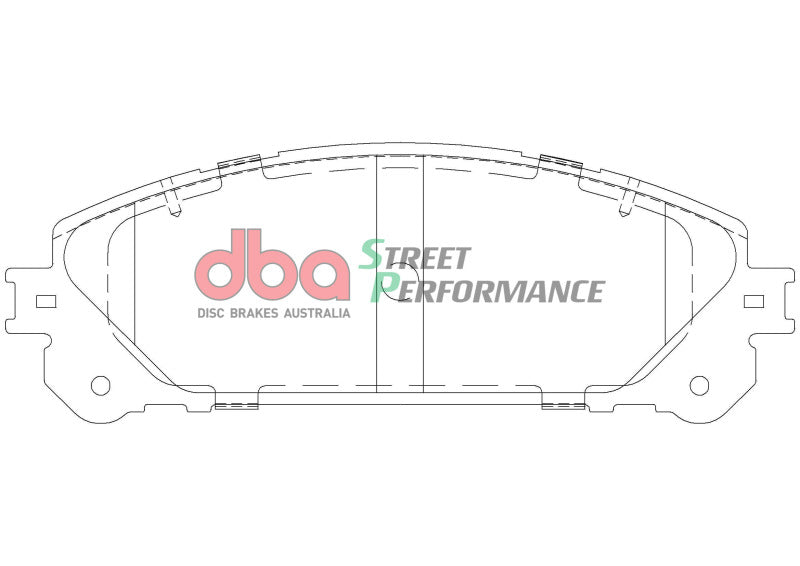 DBA SP Performance Brake Pads - DBA 15-18 Lexus NX200t Front SP Performance Brake Pads