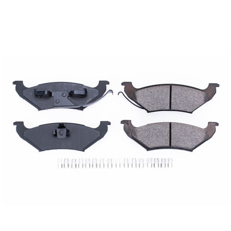 PSB Z17 Evolution Brake Pads - Power Stop 92-95 Ford Crown Victoria Rear Z17 Evolution Ceramic Brake Pads w/Hardware