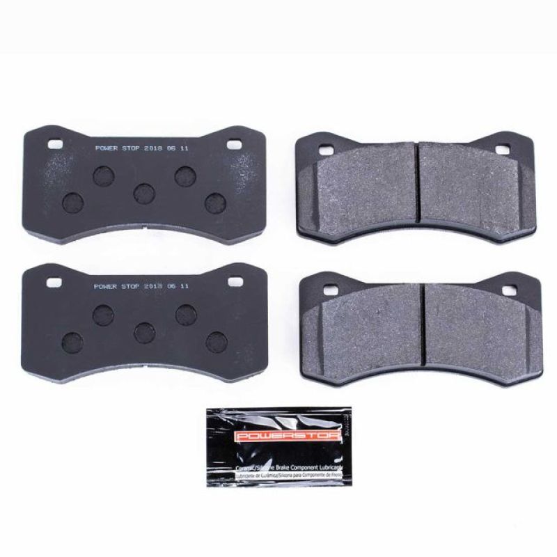 PSB Track Day SPEC Brake Pads - Power Stop Aero 4/6 Radial Mount Track Day SPEC Brake Pads