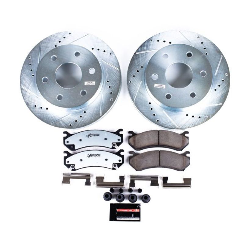 PSB Z36 Truck & Tow Kit - Power Stop 02-06 Cadillac Escalade Front Z36 Truck & Tow Brake Kit
