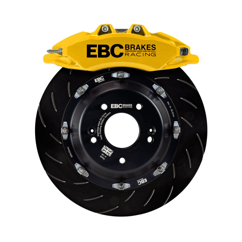 EBC Big Brake Kits - EBC Racing 2023+ Nissan 400Z Yellow Apollo-6 Calipers 355mm Rotors Front Big Brake Kit
