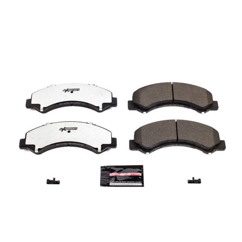 PSB Z36 Truck & Tow Brake Pads - Power Stop 98-00 Chevrolet W3500 Tiltmaster Front Z36 Truck & Tow Brake Pads w/Hardware