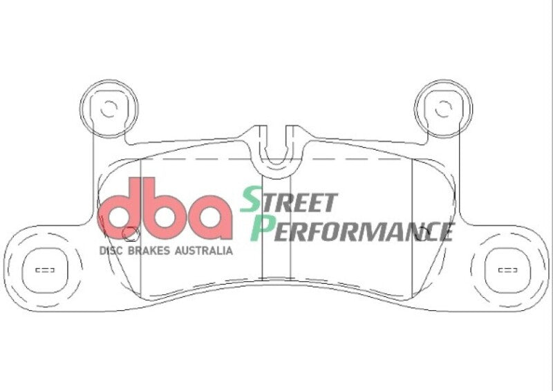 DBA SP Performance Brake Pads - DBA 11-18 Porsche Cayenne SP Performance Rear Brake Pads