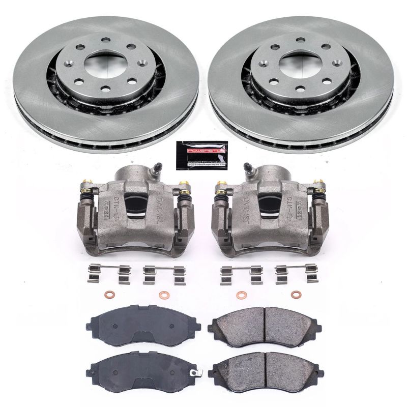 PSB Autospecialty Kit w/Cals - Power Stop 04-11 Chevrolet Aveo Front Autospecialty Brake Kit w/Calipers