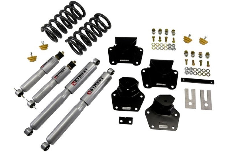 BT Lower Kit w SP Shocks - Belltech LOWERING KIT WITH SP SHOCKS